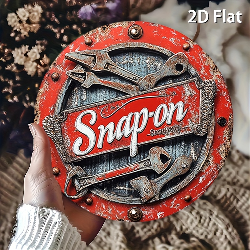 Vintage Collectible Plates - 2D плоский 1 шт. винтажный металлический