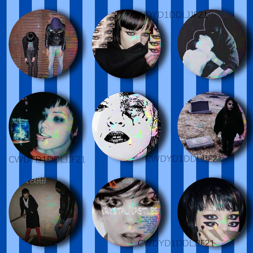 Collectible Vintage Brooches - Винтажная аниме-брошь C-Crystal Castles Band 