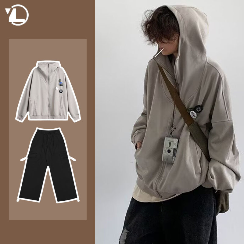 Осенний повседневный комплект  – обзор и цена Vintage Zip Hoodie