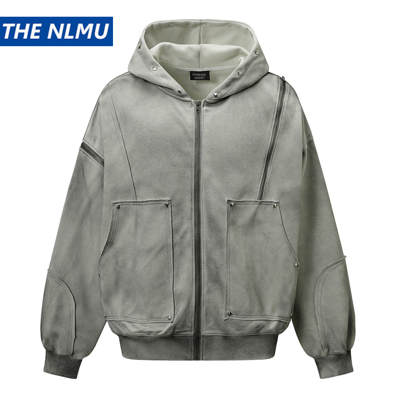 Мужская винтажная куртка с кап – обзор и цена Vintage Zip Hoodie
